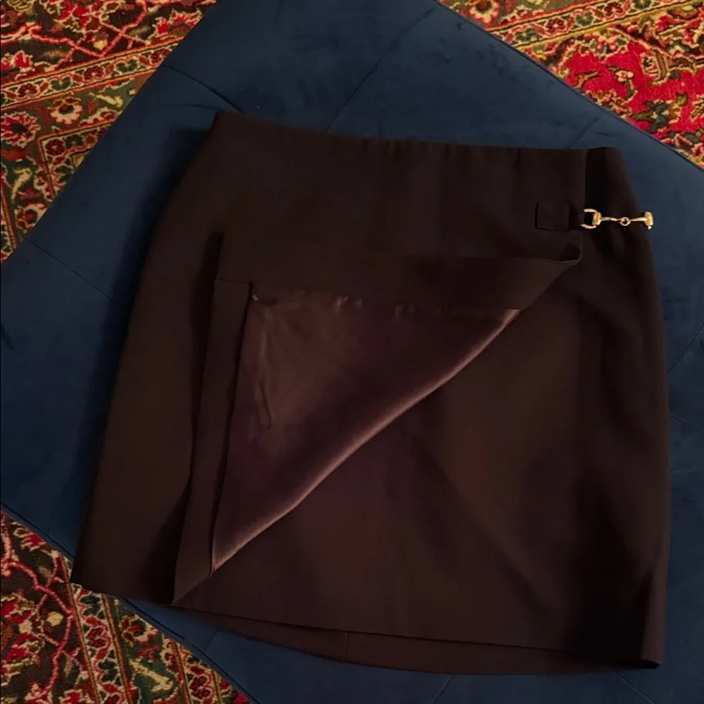 Ever New Black Mini Skirt with Gold Accent - Picture 8 of 10